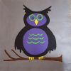Spooky Owl Applique Quilt Block Pattern