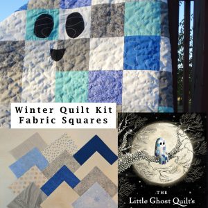 Little Ghost Who Was a Quilt Kit 5" Squares - Winter Surprise